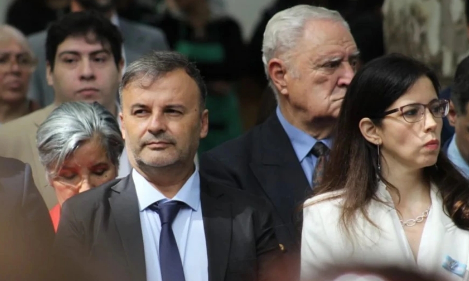 Rodolfo Negri con la senadora Ivanna Arrascaeta