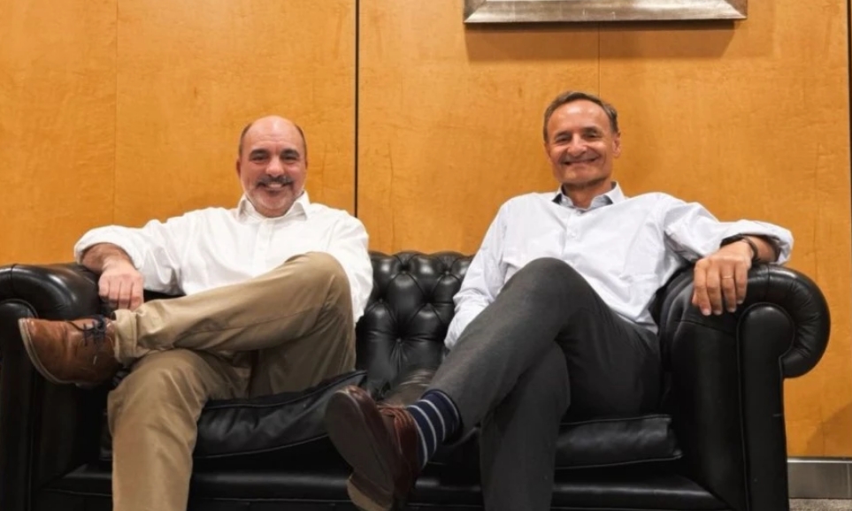 Diego Rivas, CEO del Banco Galicia, y Fabián Kon, CEO del Grupo Financiero Galicia