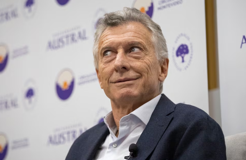 MAYO 21: El ex presidente Mauricio Macri afirmó que Javier Milei se ve “como un profeta” y así lo expresó en una charla que brindó este jueves en la Universidad Austral.FOTO NA: DANIEL VIDES noticias argentinas