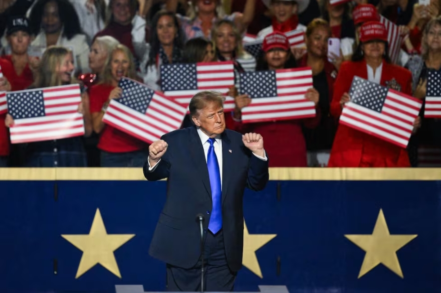 Donald Trump en la convención del Partido Republicano en Dallas. PATRICK T. FALLON. AFP