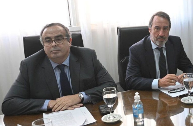 Los camaristas Pablo Bertuzzi y Mariano Llorens. Foto: Archivo TELAM