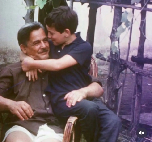 Horacio Úngaro, junto a su padre. Crédito de foto: Marta Úngaro