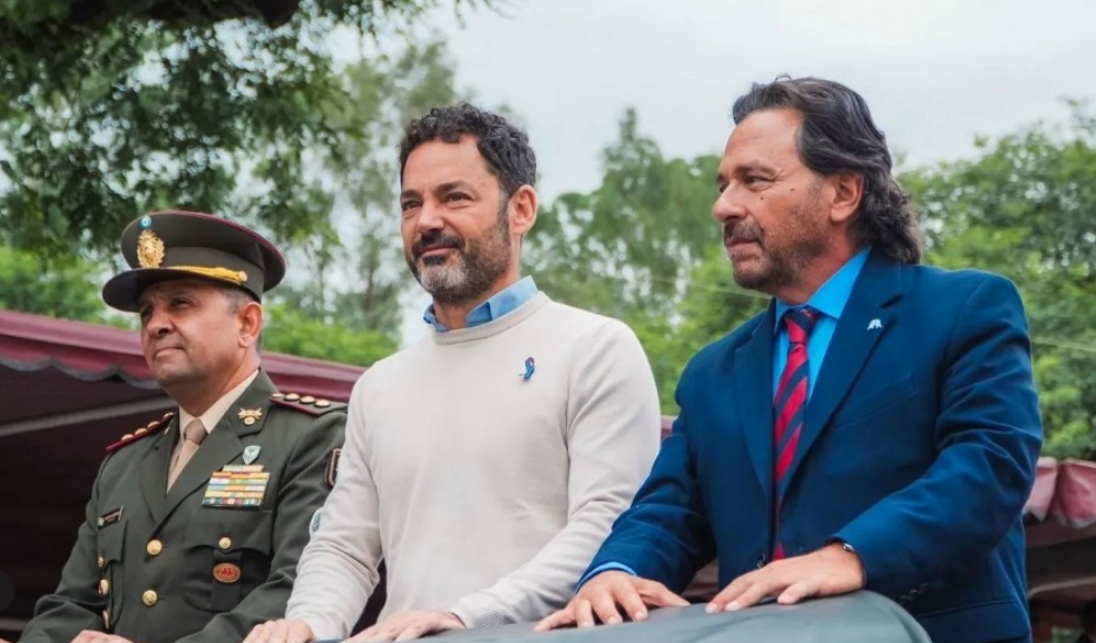 El intendente Durand y el gobernador Sáenz