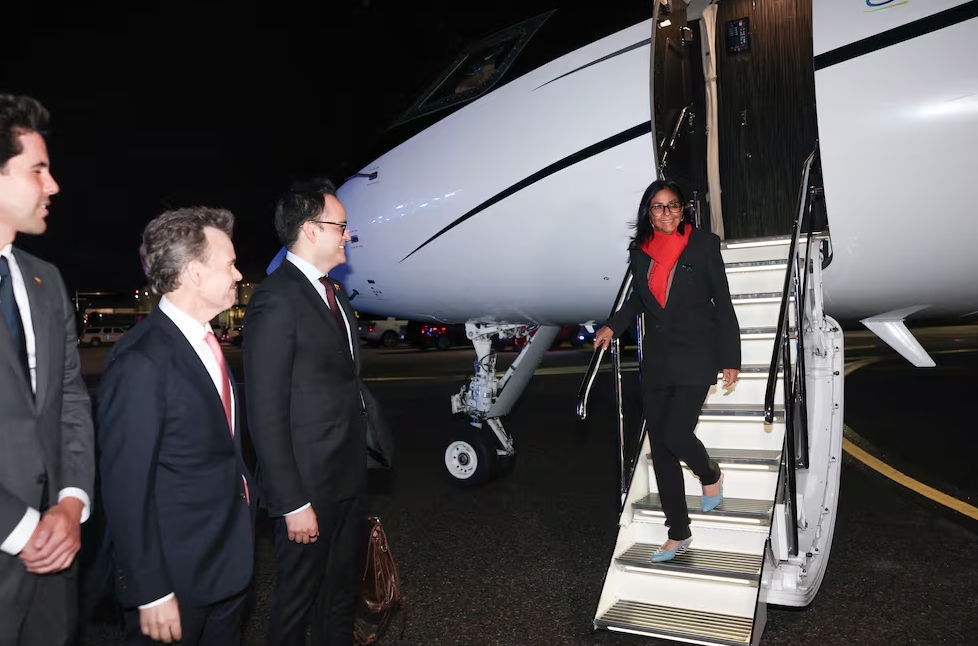 Delcy Rodriguez La presidenta de Venezuela se reunirá con Trump en Nueva York. AFP. AFP