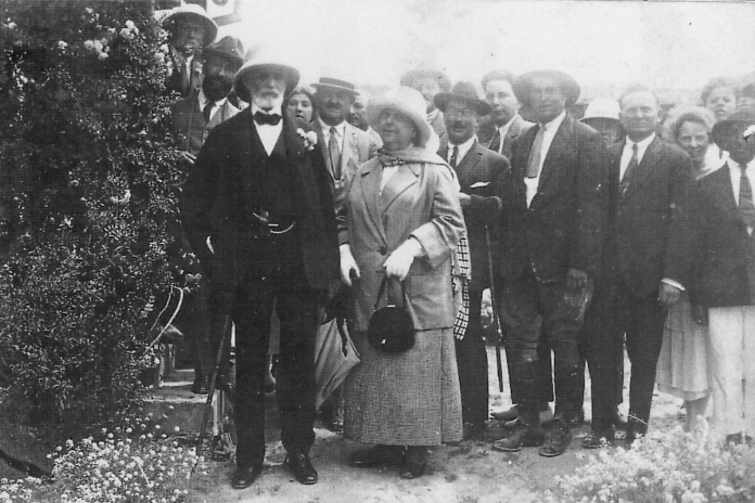 Edmond James de Rothschild en Palestina en 1914.