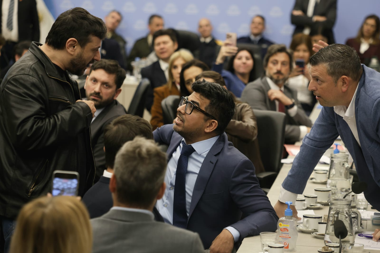Grabois también se cruzó con el libertario Jairo Guzmán LPOJuanca Casas