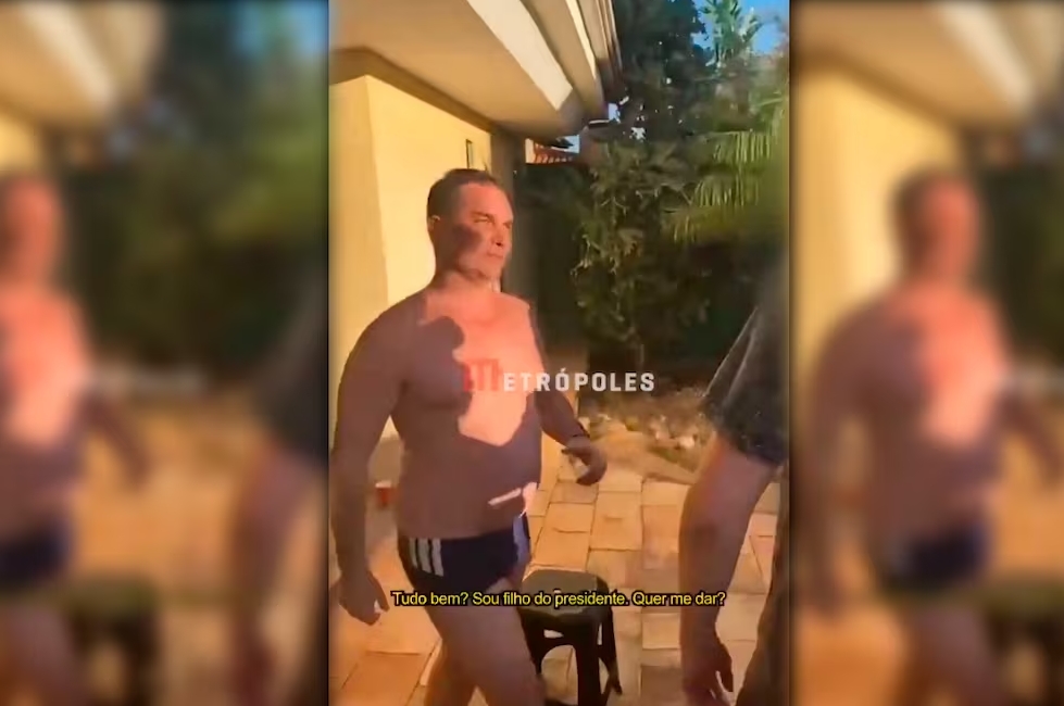 Bolsonaro Flávio Bolsonaro, salpicado por la revelación de un video comprometedor. Captura Video