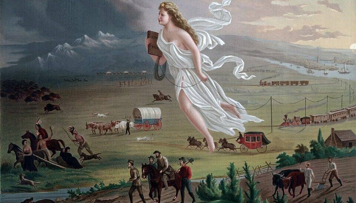"American Progress", John Gast, 1872.