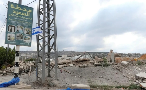 Nuevas instalaciones militares en la base de Ganim, en el norte de Cisjordania, donde asesinaron a Sami (Alex Levac)