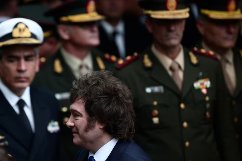 President Milei Speaks On Malvinas Veterans Day TOMAS CUESTA. Getty Images via AFP