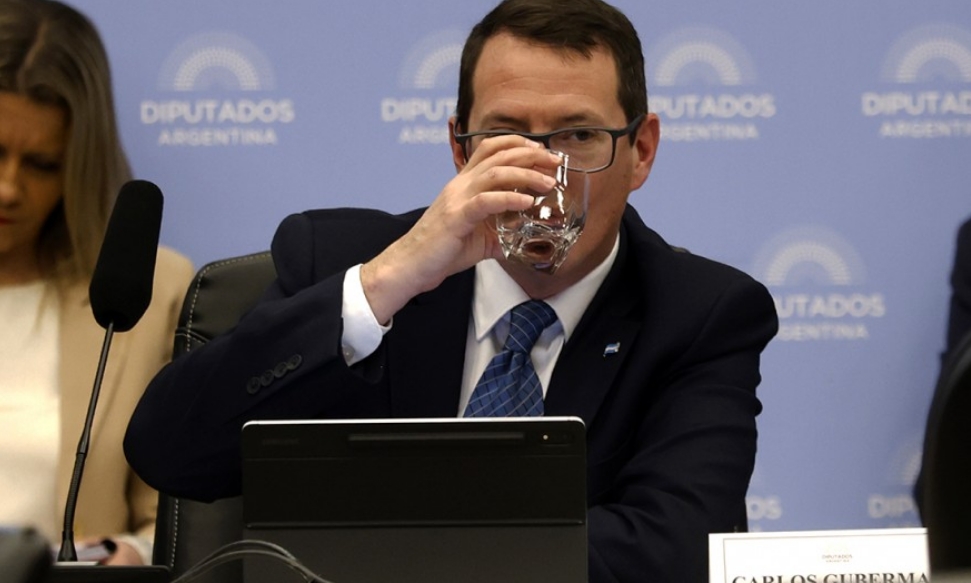 El secretario de Hacienda, Carlos Guberman, en Diputados. LPOJuan Casas