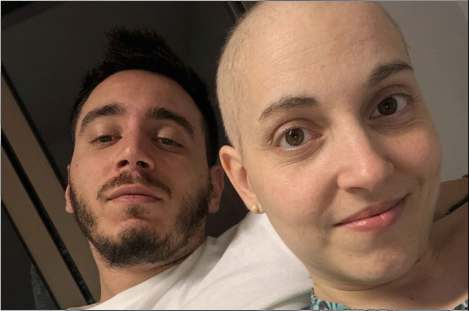 Agustina, cuando debió atraviesar la quimio.