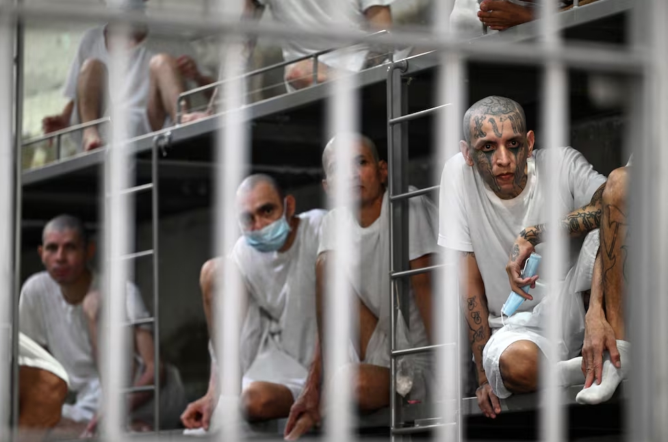 Detenidos en la cárcel de Tecoluca, El Salvador. AFP. AFP